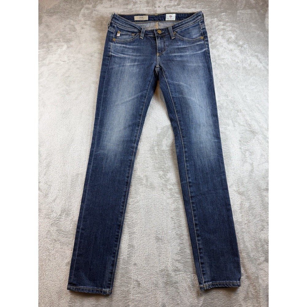 AG Adriano Goldschmied Jean Women's 24r The Stilt Cigarette Leg Blue Whisker USA